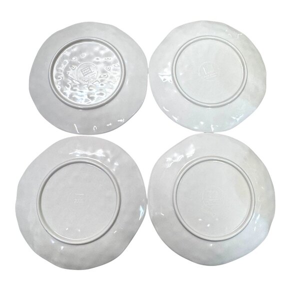 Set Of 4 222 Fifth Lw Design Melamine Salad Plates Sage Blush Parisienne Scenic - Picture 4 of 6